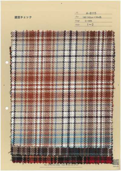 A-8115 Twist Melange Check