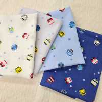 DH10419S Poplin Homie (Train Pattern) Half Fold[Textile / Fabric] VANCET Sub Photo