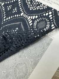 KKF8725-W-D4 Wide Width Polyester Heathered Jacquard Lace[Textile / Fabric] Uni Textile Sub Photo