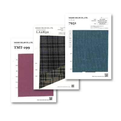 SASAKISELLM Fabric Sample Card