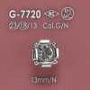 G7720 Glass/cast Half-circle Button
