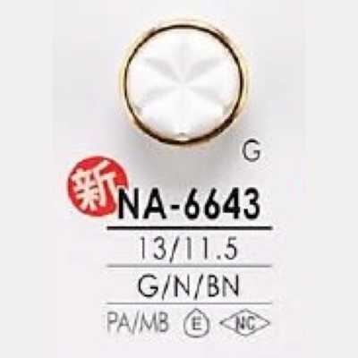 Nylon Resin/brass Tunnel Shank Button