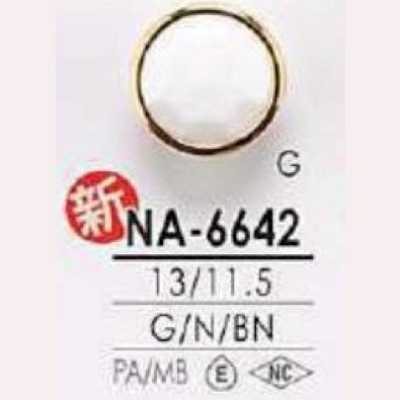 NA6642 Nylon Resin/brass Tunnel Shank Button