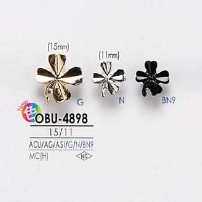 OBU4898 High Metal Half-ring Shank Button