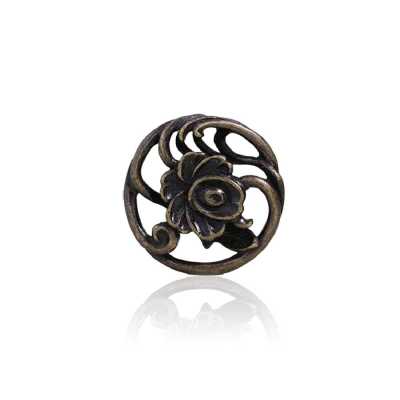 OBU4836 Haimetal Half-round Ring Half-ring Shank Button