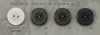 RVS6808 Polyester Resin Front Two-hole Button