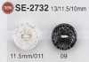 SE2732 Polyester Resin Sew-through Two-hole Button