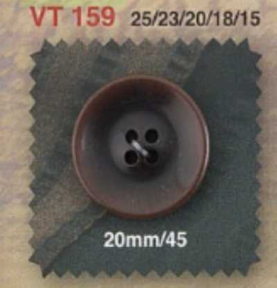 VT159 4-hole Sew-through Button Made Of Polyester Resin