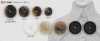VT9990 Polyester Resin Four-hole Front-hole Button