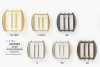 MC3353 Brass/die-cast Hex Buckle