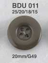BDU011 Polyester Resin 4-hole Sew-through Button