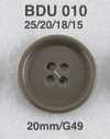 BDU010 Polyester Resin 4-hole Button