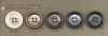 GT111 Polyester Resin 4-hole Button