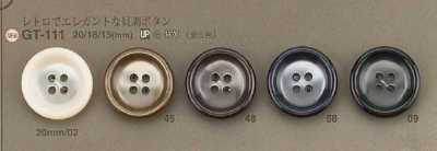 GT111 Polyester Resin 4-hole Button