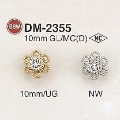 Glass/Die-cast Circular Ring Half-ring Shank Button
