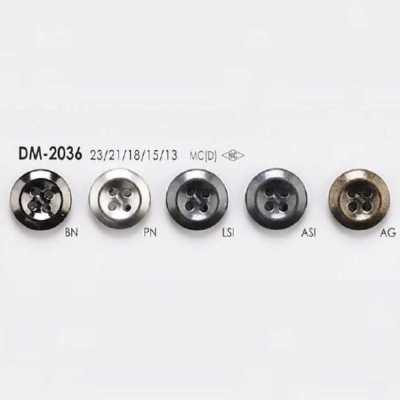 DM2036 Die-cast Front-hole 4-hole Button