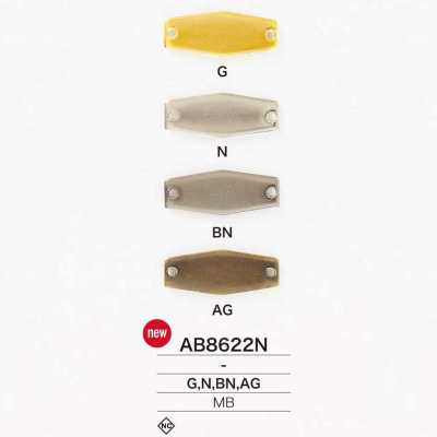 AB8622N Brass Sew-On Metal Plate