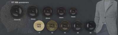 VT169 Polyester Resin 4-hole Button
