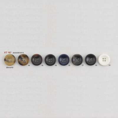 VT167 Polyester Resin 4-hole Button