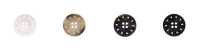 VE9560 Polyester Resin 4-hole Button IRIS Sub Photo