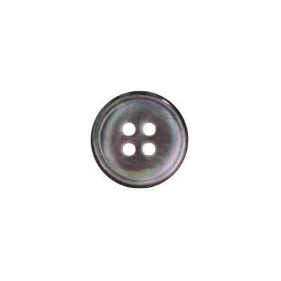 Black Mother-of-pearl Shell 4-hole Button