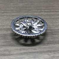 SBC4269 Glass/High Metal Half Circular Ring Half-ring Shank Button IRIS Sub Photo