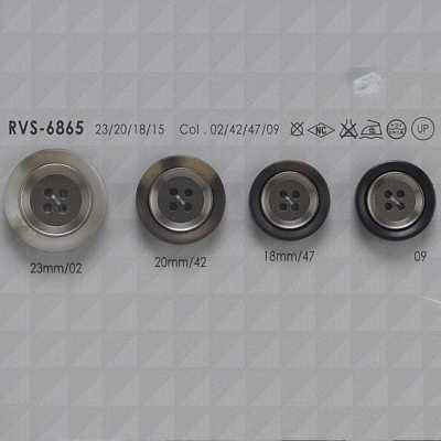 Polyester Resin Button With Front-side 4 Holes
