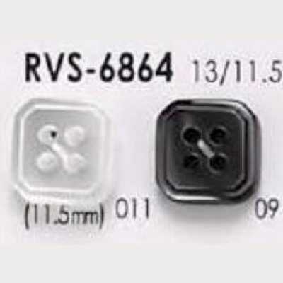 RVS6864 Polyester Resin 4-hole Front Button