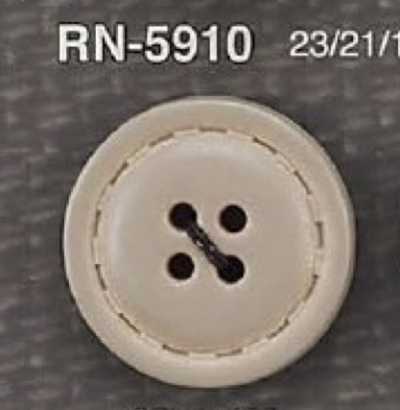 RN5910 Nylon Resin 4-hole Button With Front Holes