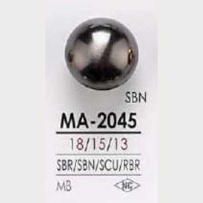 MA2045 Brass Circular Ring Half-Ring Shank Button