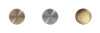 MA1864 Brass Circular Ring Half-Ring Shank Button