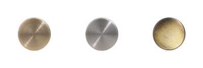 MA1864 Brass Circular Ring Half-Ring Shank Button