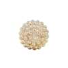 KR878 ABS Resin Rectangle Ring Half-Ring Shank Button