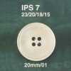 IPS7 Polyester Resin 4-hole Sew-through Button