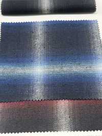 26233 Yarn-dyed 16 Single Thread Cotton Viyella Ombre Check[Textile / Fabric] SUNWELL Sub Photo