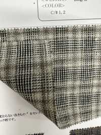 OA42300 LINEN TOP Crossing Check[Textile / Fabric] Oharayaseni Sub Photo