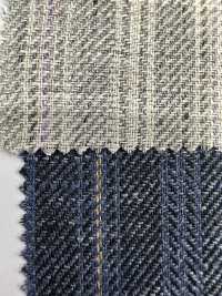 OA43585 40/1 Linen KIRISAME Stripe[Textile / Fabric] Oharayaseni Sub Photo