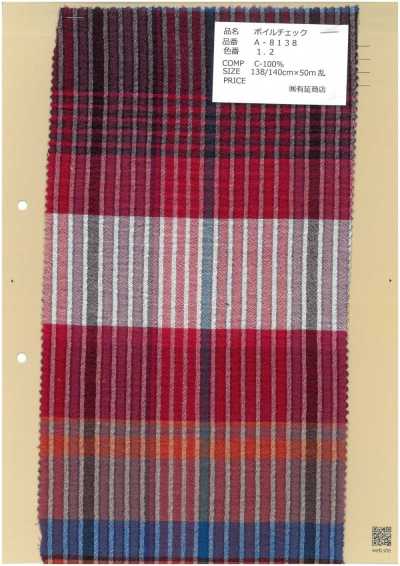 A-8138 Voile Check