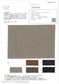 OD35301 Vintage-like Linen Wool Gabardine[Textile / Fabric] Oharayaseni Sub Photo