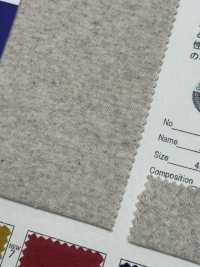 FJ940003 26/- F.EARTH Jersey 8681SP. Oatmeal Soaping[Textile / Fabric] Fujisaki Textile Sub Photo