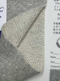 FJ940023 26/- F.EARTH Fleece 8681SP. Oatmeal Soaping[Textile / Fabric] Fujisaki Textile Sub Photo