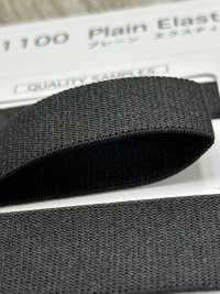 1100-BK Plain Elastic[Ribbon Tape Cord] Telala (Inoue Ribbon Industry) Sub Photo