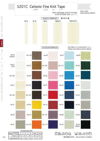 Cation Fine Knit Tape