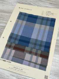 A-8069 Cotton Silk Check[Textile / Fabric] ARINOBE CO., LTD. Sub Photo