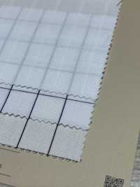 A-7009 Leno Gauze Windowpane[Textile / Fabric] ARINOBE CO., LTD. Sub Photo