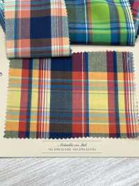 A-1657 Indigo Dyed Madras Check[Textile / Fabric] ARINOBE Sub Photo