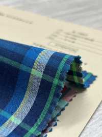 A-1657 Indigo Dyed Madras Check[Textile / Fabric] ARINOBE Sub Photo