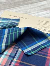 A-1657 Indigo Dyed Madras Check[Textile / Fabric] ARINOBE Sub Photo