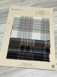 AN-9303 Cotton Wool Kersey Check[Textile / Fabric] ARINOBE CO., LTD. Sub Photo