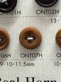 ONT07H Natural Material Corozo Nut 4 Hole Button DAIYA BUTTON Sub Photo